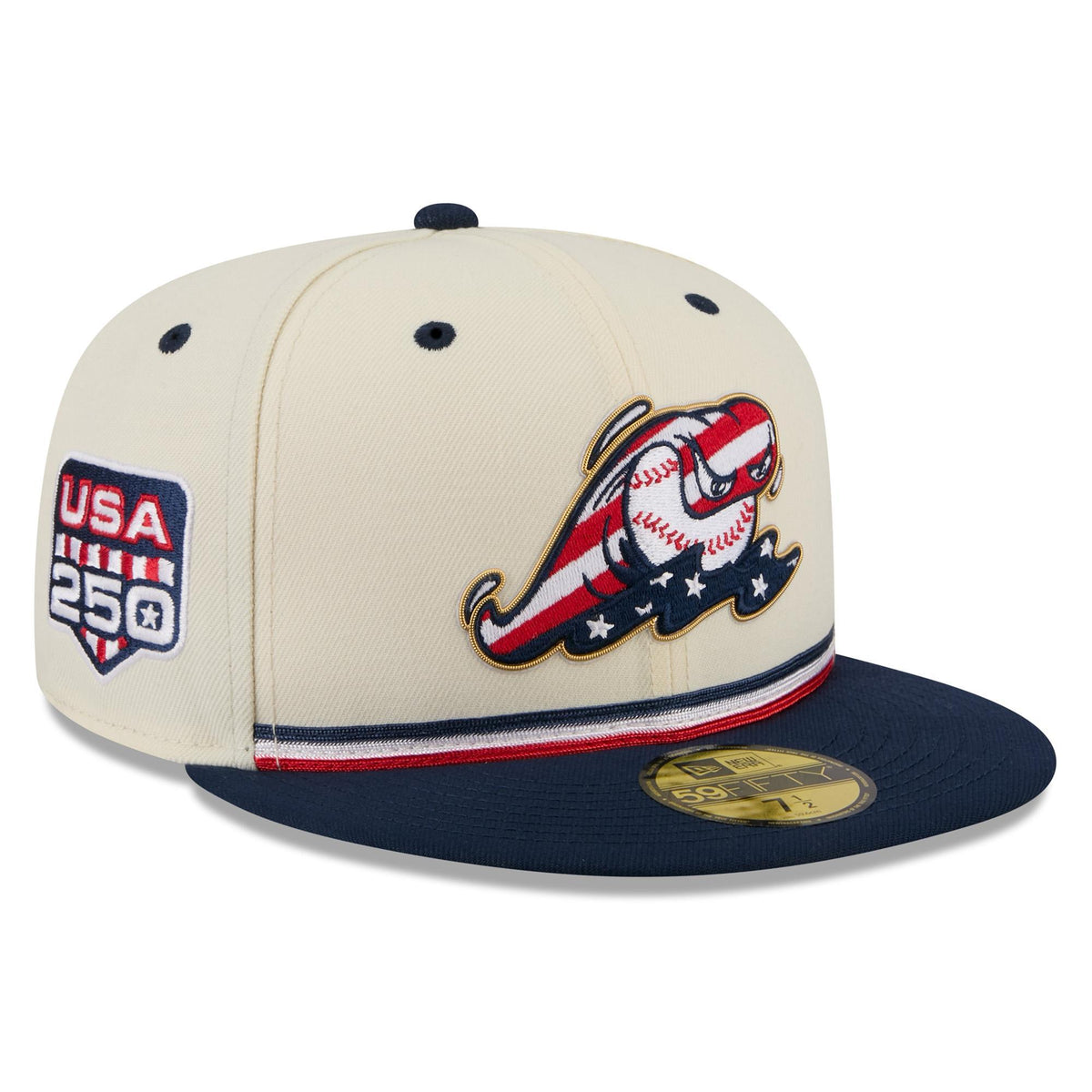 New Era 2026 Stars and Stripes July 4th Fitted 59FIFTY Cap – West