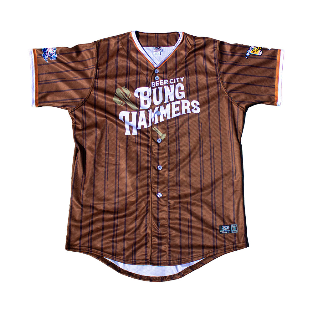 Beer City Bung Hammers 2023 Jersey West Michigan Whitecaps Official Store