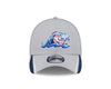 West Michigan Whitecaps New Era Jr. Linear Grey Stretch-Fit 39THIRTY Cap
