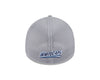 West Michigan Whitecaps New Era Linear Grey Stretch-Fit 39THIRTY Cap