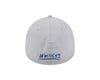 West Michigan Whitecaps New Era Jr. Mid-Perf Grey Stretch-Fit 39THIRTY Cap