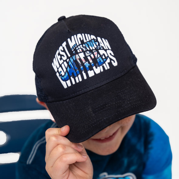 West Michigan Whitecaps New Era Youth 9Forty Chalk Snapback Cap