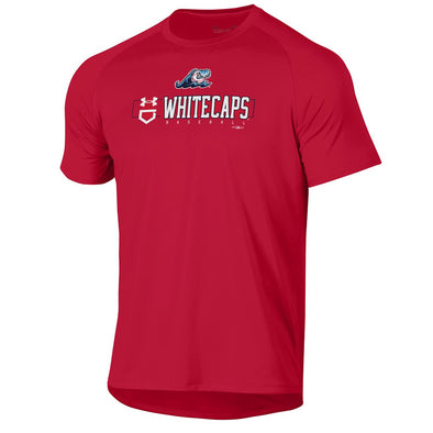 West Michigan Whitecaps Under Armour Red Tech Tee
