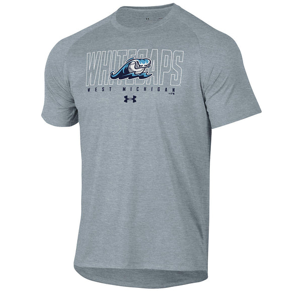 West Michigan Whitecaps Under Armour Grey Tech Tee