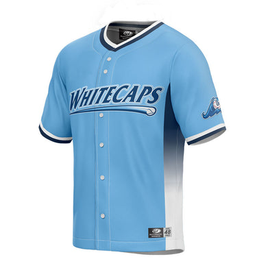 West Michigan Whitecaps Baseball Cloudcon #21 Adult Size Medium Jersey Blue