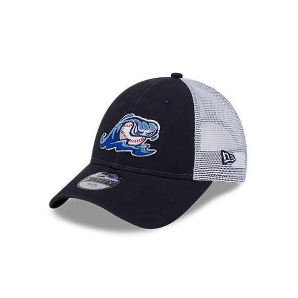 West Michigan Whitecaps New Era Youth 9Forty Evergreen Trucker Cap