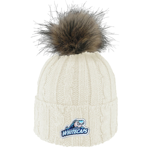 West Michigan Whitecaps Cuff Hat with Pom