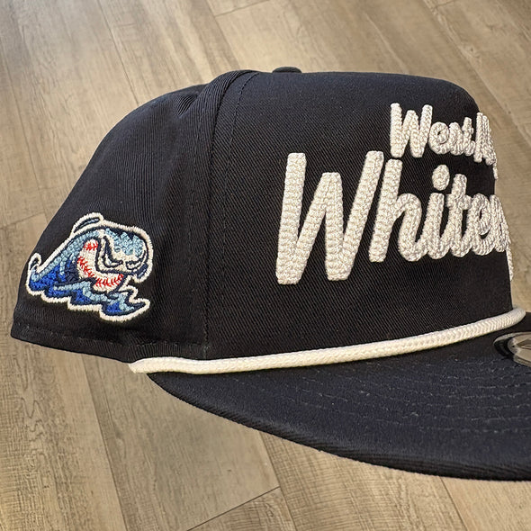 West Michigan Whitecaps New Era Team Text Golfer Snapback Cap