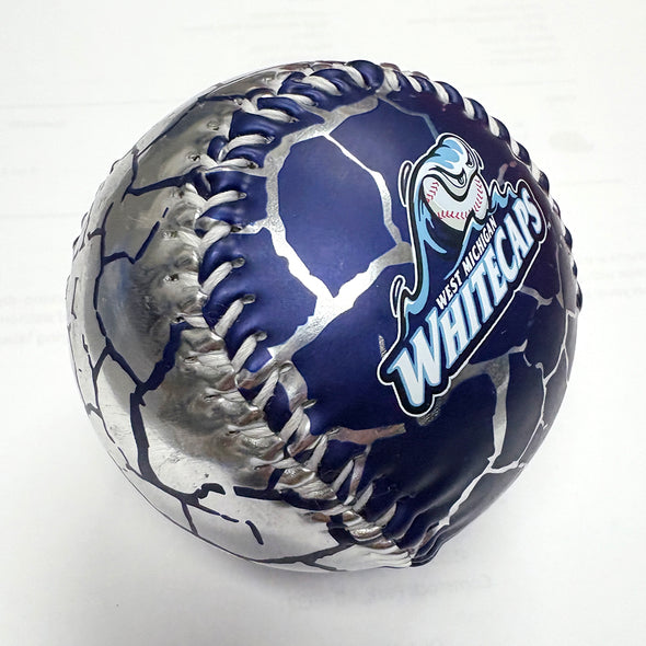 West Michigan Whitecaps Metallic Crackle Baseball