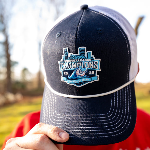 West Michigan Whitecaps 2025 Midwest League Champions Cap