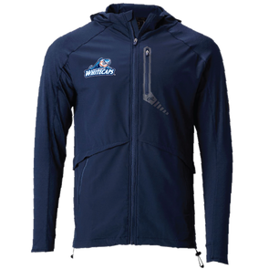 West Michigan Whitecaps Rawlings Gold Collection Long Sleeve Cage Jacket