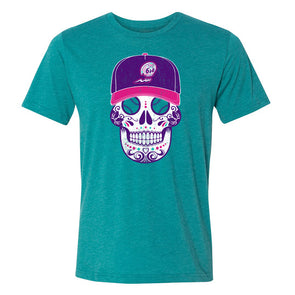 Calaveras de West Michigan Triblend Sugar Skull Tee - Copa
