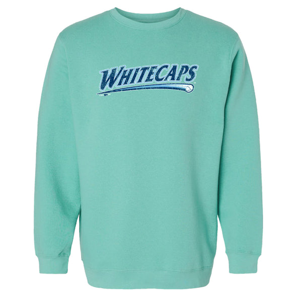 West Michigan Whitecaps Distressed Script Logo Saltwater Crew