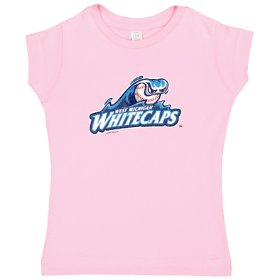 West Michigan Whitecaps Toddler Light Pink Girls Tee