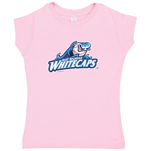 West Michigan Whitecaps Toddler Light Pink Girls Tee