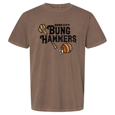 Beer City Bung Hammers Espresso Barrel T-Shirt