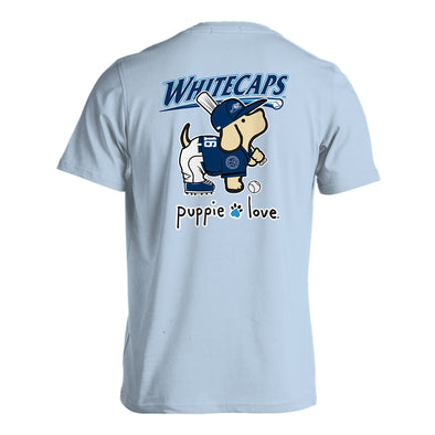 West Michigan Whitecaps Puppie Love Light Blue Tee