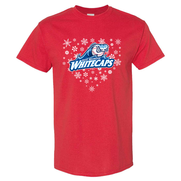 West Michigan Whitecaps Snow Plate Tee