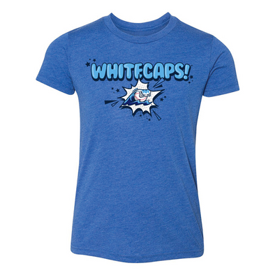 West Michigan Whitecaps Youth Comic Burst Tee