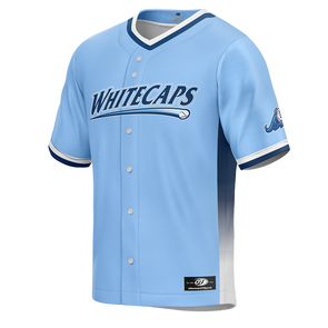 West Michigan Whitecaps Ladies 2025 Alternate Light Blue Jersey
