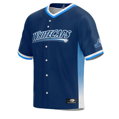 West Michigan Whitecaps 2024 Authentic Collection Alternate Navy Jersey