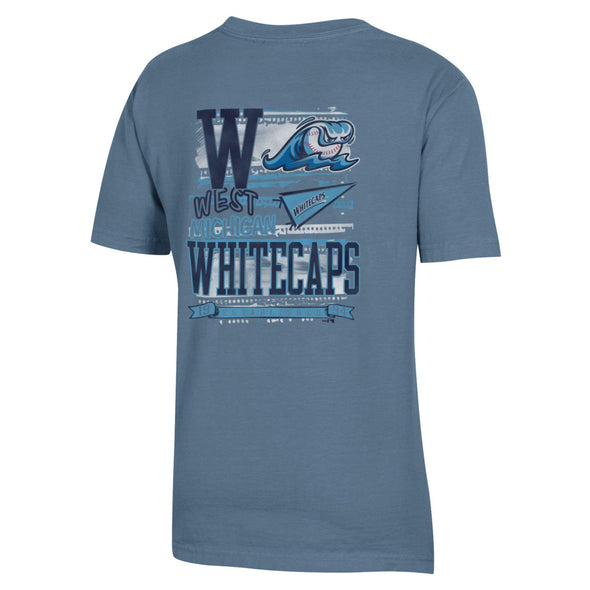 West Michigan Whitecaps ComfortWash Youth Two Sided Tee