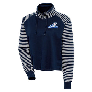 West Michigan Whitecaps Antigua Women's Navy Squad Pullover