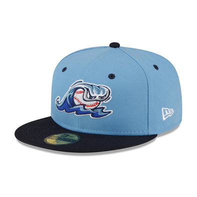 West Michigan Whitecaps New Era Authentic Alternate Sky/Navy Fitted 59FIFTY Cap