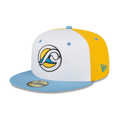 Men's New Era Navy West Michigan Whitecaps Authentic Collection Alternate Logo 59FIFTY Fitted Hat
