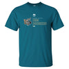 Grand Rapids Dam Breakers Fish/Text Blue T-Shirt