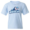 West Michigan Whitecaps Youth Primary Distressed Light Blue Tee