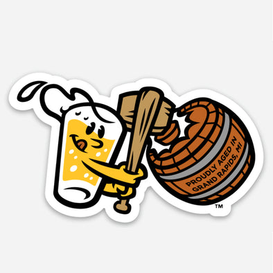 Beer City Bung Hammers "Barrel" Sticker