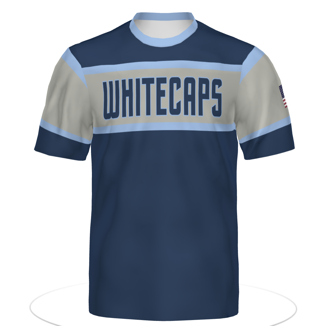 West Michigan Whitecaps Freestyle Blockade Training Tee CUSTOM