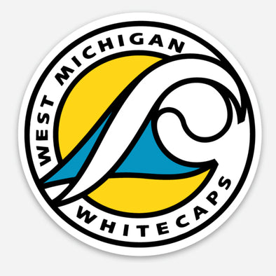 West Michigan Whitecaps Throwback Logo Sticker