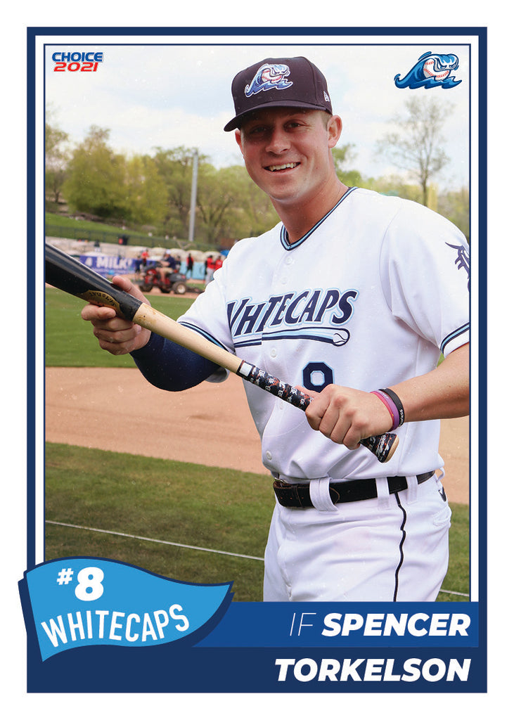 2021 West Michigan Whitecaps Brendan White RC Rookie Detroit Tigers