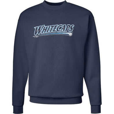 West Michigan Whitecaps Navy Crewneck Sweatshirt